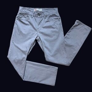 Levi’s Boys 511 Slim Performance Chino Pant Gray Size 18 Reg 29/29
